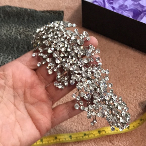 Rhinestone head piece /wedding /sweet 16/ special party - Picture 12 of 12